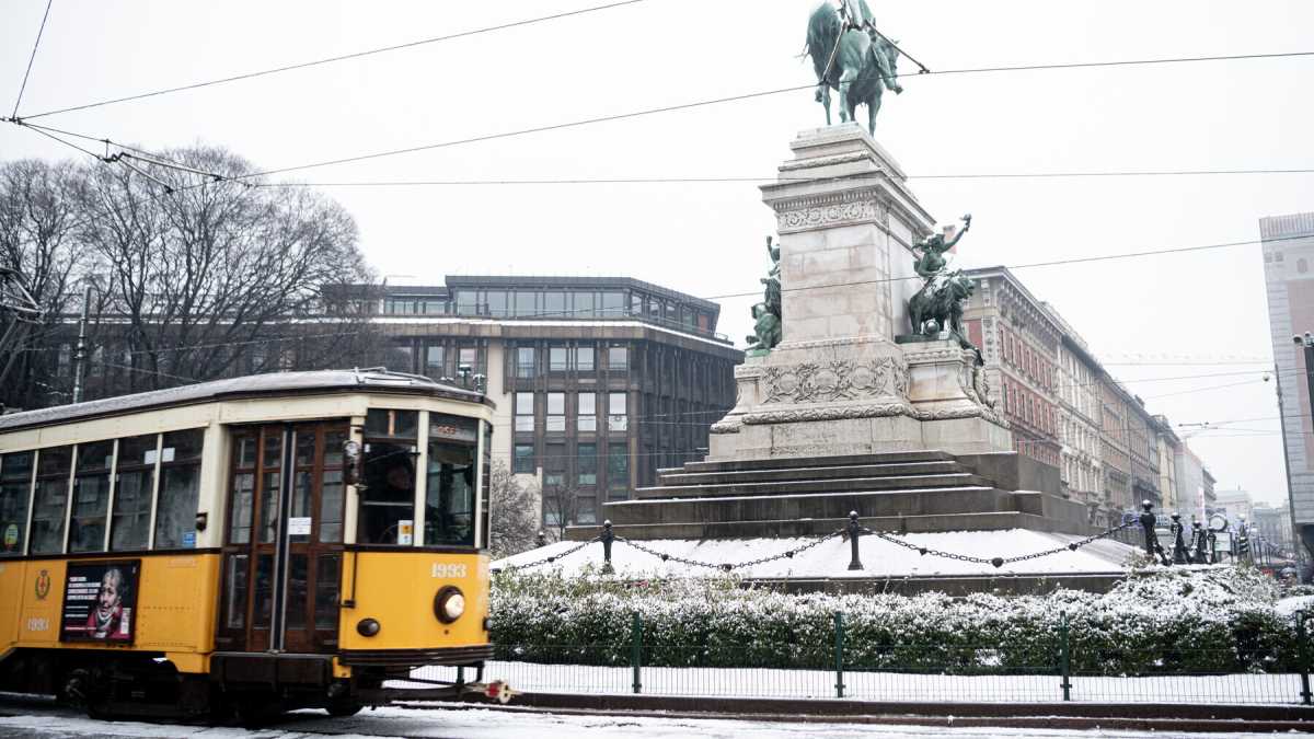 Immagine di “Benedetta tu, sorella neve”, che ora manca ma fiocca a Casa Testori