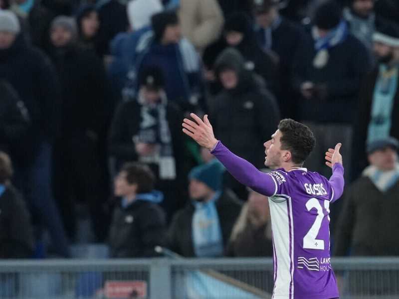L'esterno della Fiorentina Robin Gosens (foto LaPresse)