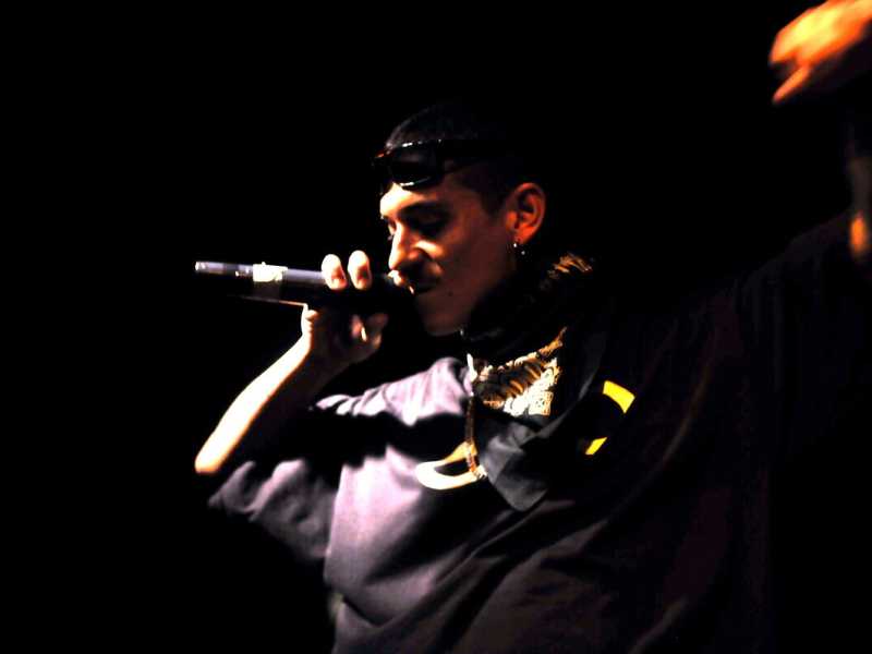 Il rapper Noyz Narcos (2010), storico membro del TruceKlan (foto Getty)