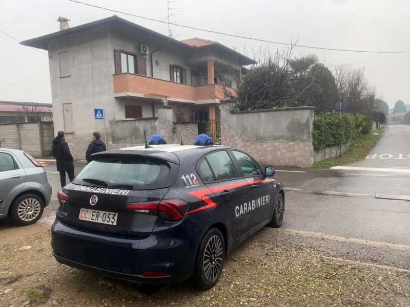 La villetta di Lonate Pozzolo dove il 14 gennaio Adamo Massa è stato ucciso nel corso di una rapina dal poprietario di casa (ANSA / ENZO LAIACONA) <br />