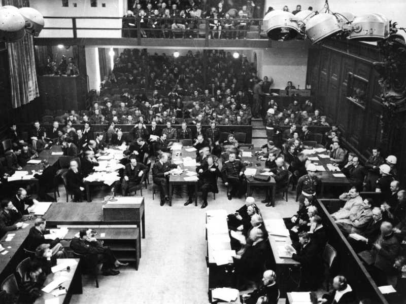 Il primo giorno del processo di Norimberga - Ansa