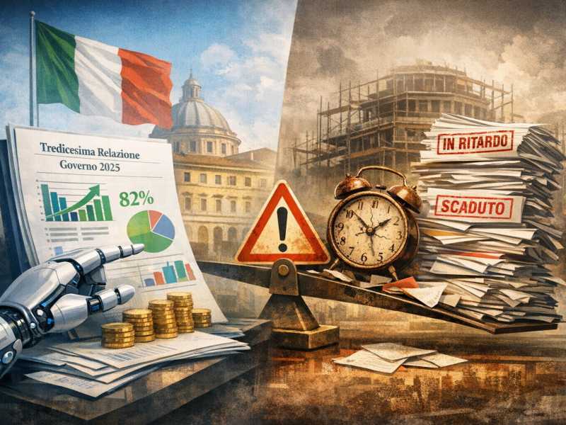I numeri del Foglio AI sulla Tredicesima Relazione 2025 del governo. Oltre l’autocelebrazione