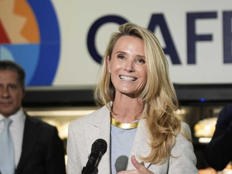 Jennifer Siebel (foto Ap, via LaPresse)