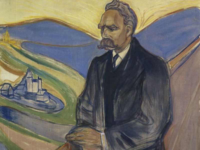 Edvard Munch, Ritratto di Friedrich Nietzsche, 1906, Thiel Galley, Stoccolma