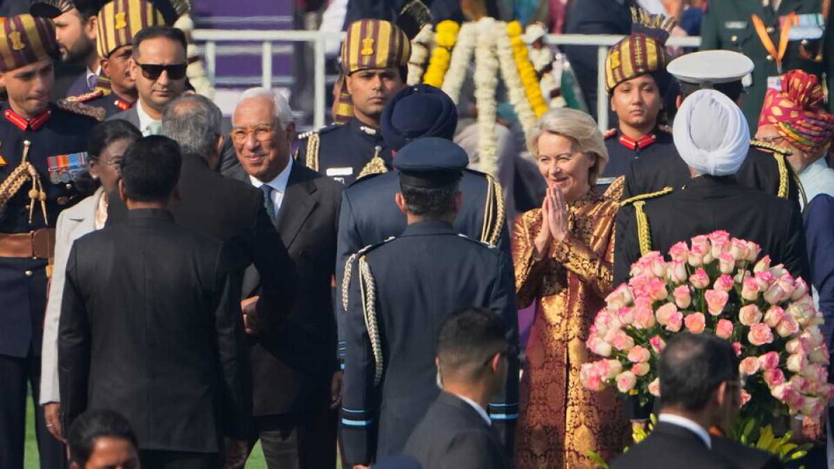 Immagine di Von der Leyen e Costa in India per “la madre di tutti gli accordi commerciali”