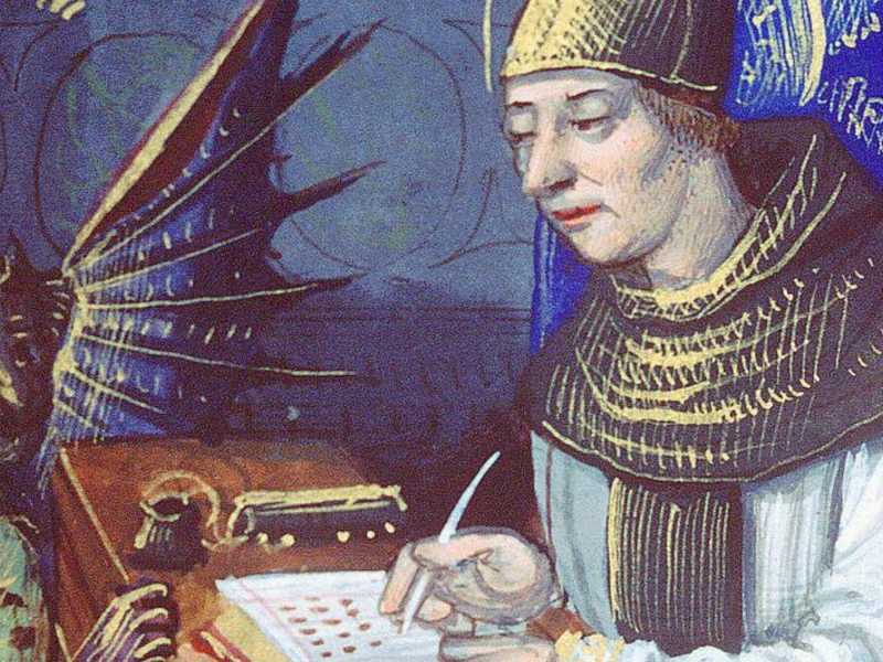 Rappresentazione di Titivillus in una miniatura del XIV secolo