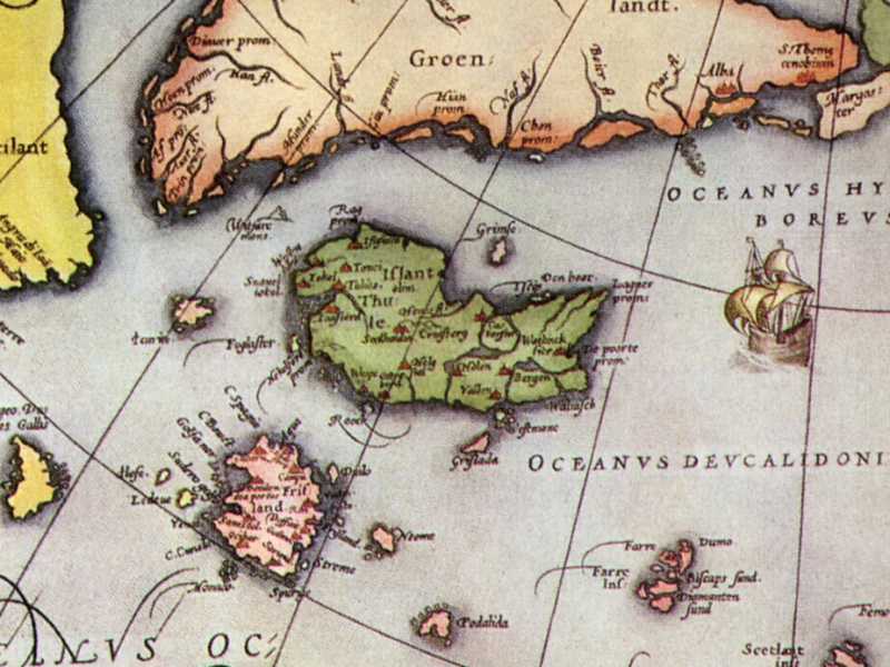 Ortelio, mappa del Nord Europa, 1570 (Getty)