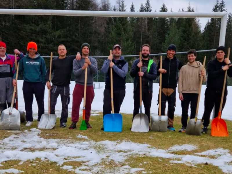 La discesa libera del calcio a Cortina