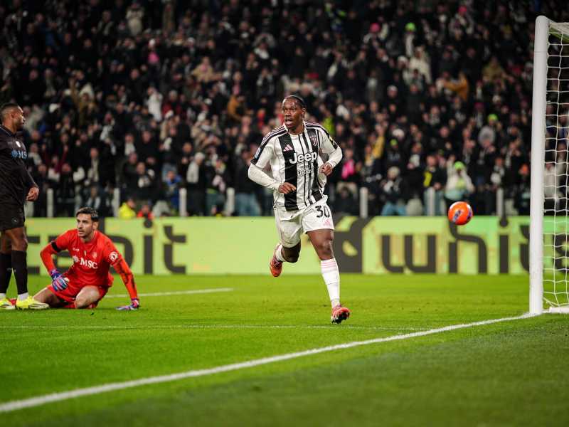 L'attaccante della Juventus Jonathan David (foto LaPresse)