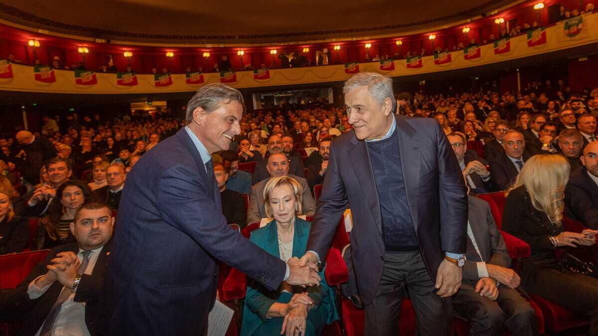 Immagine di Calenda, Tajani (in video), Franceschini e Paglia riuniti dall’ex dc Merlo. E poi?