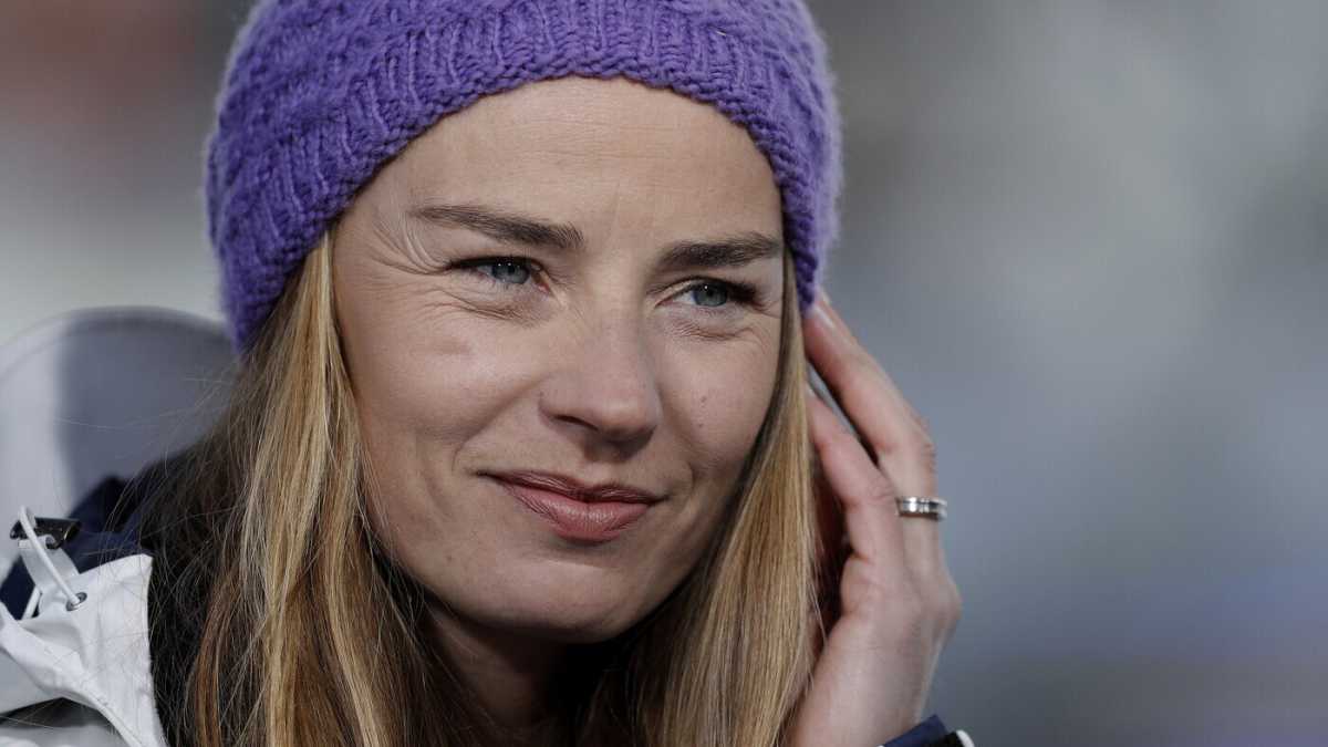 Immagine di Tina Maze ci porta nelle prove veloci dello sci alpino delle Olimpiadi di Milano-Cortina