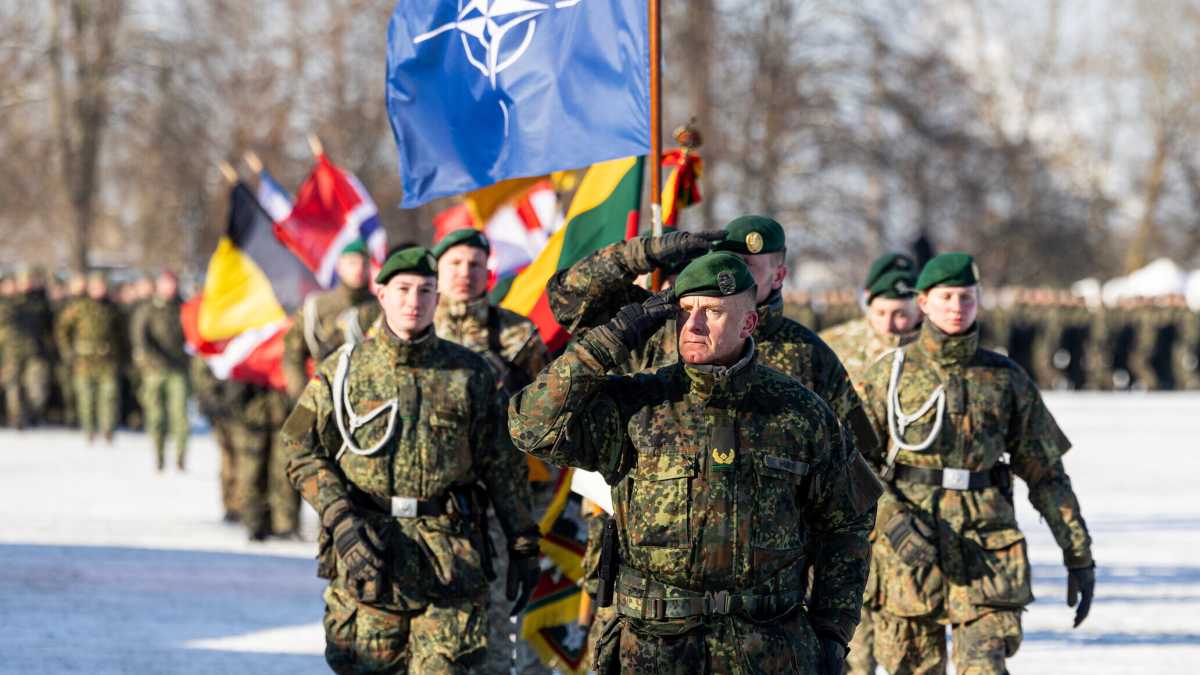 Immagine di Le truppe Nato a Kaunas e il messaggio a est