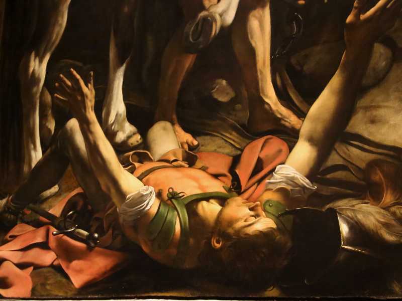Conversione di San Paolo, di Caravaggio (Google creative commons)