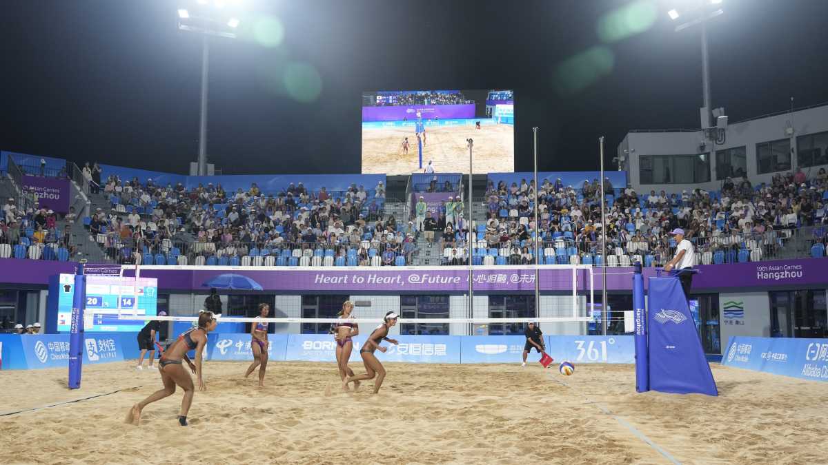 Immagine di Così il beach volley è diventato uno spot pro Cina