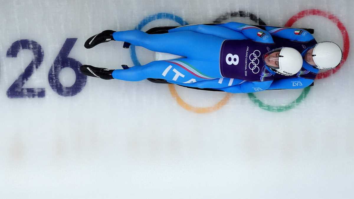 Immagine di Andrea Vötter e Marion Oberhofer hanno vinto l'oro nello slittino doppio femminile