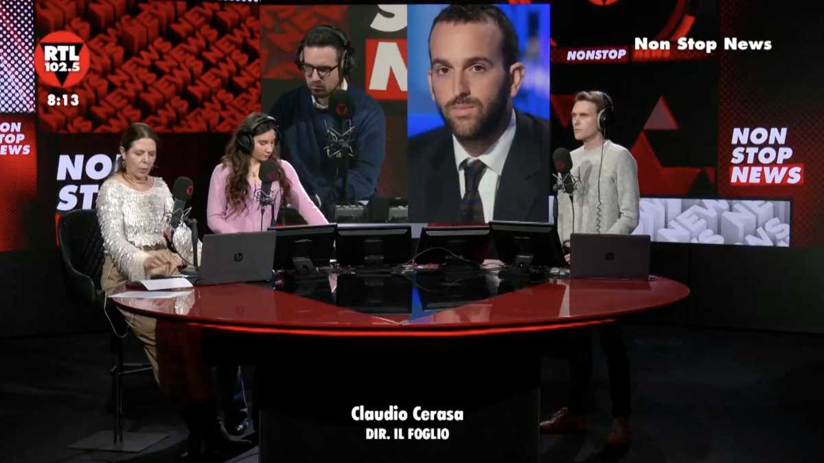 Immagine di Cerasa a Rtl: "Per superare i dazi di Donald Trump l'Ue deve abbattere i dazi interni"