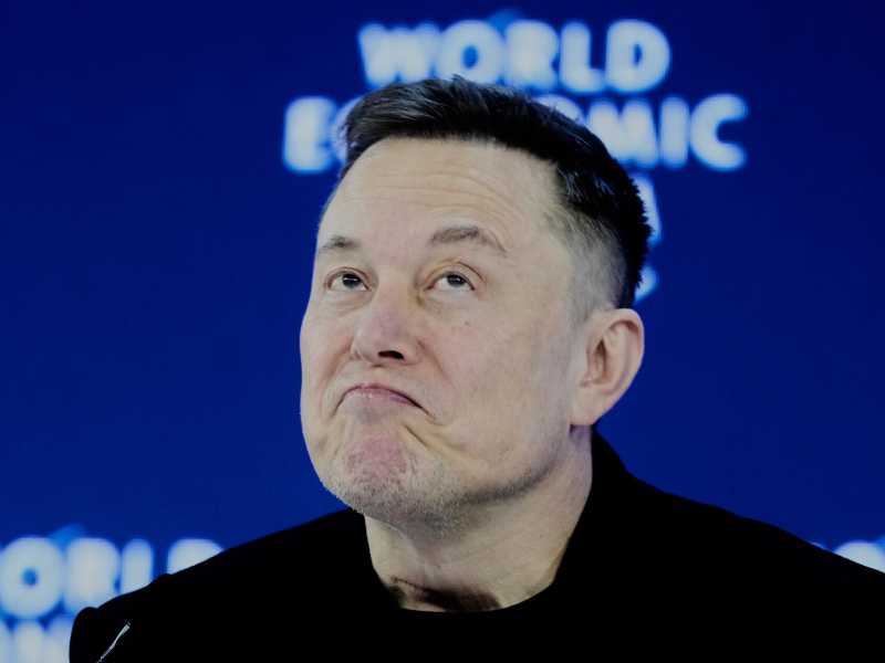 Elon Musk (foto Ap, via LaPresse)