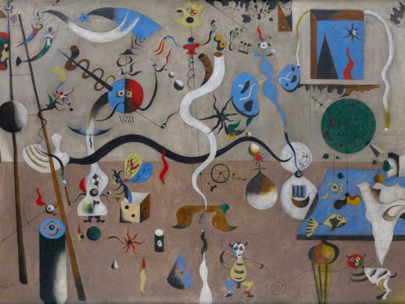 Joan Mirò, Il carnevale di Arlecchino, Albright-Knox Art Gallery, Buffalo<br /> <br />