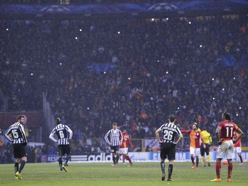 Un'immagine dell'ultima partita tra Juventus e Galatasaray, stagione 2013/14 (foto LaPresse)