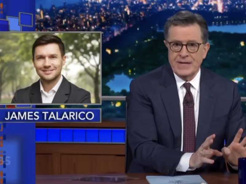 Perché al "Late Show" di Colbert non è andata in onda l'intervista a James Talarico