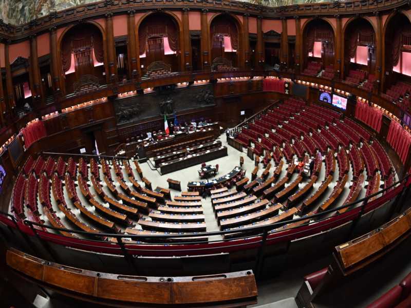 L'aula della Camera. Foto Ansa