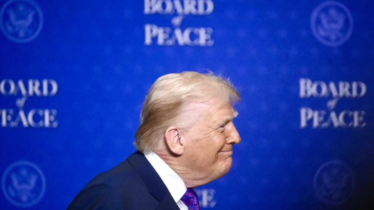 Immagine di Il Board of peace è la tenda della pace di Trump