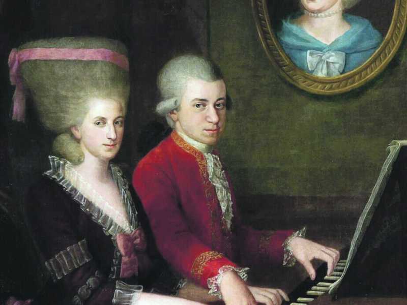Johann Nepomuk della Croce, “Ritratto della Famiglia Mozart”, 1780-1781