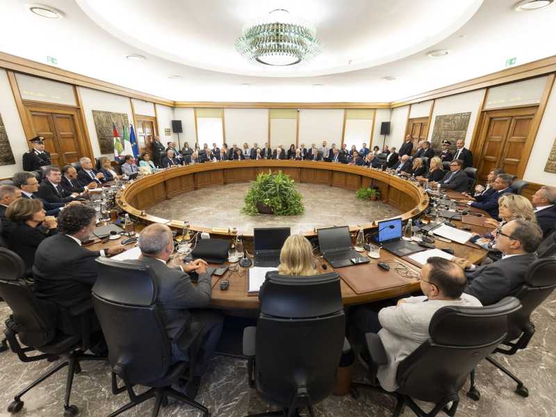Un&rsquo;assemblea plenaria del Consiglio superiore della magistratura (foto Ansa)