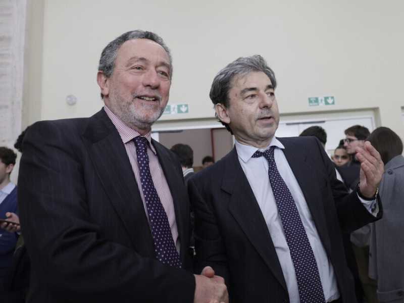 Gian Domenico Caiazza e Cesare Parodi (LaPresse)