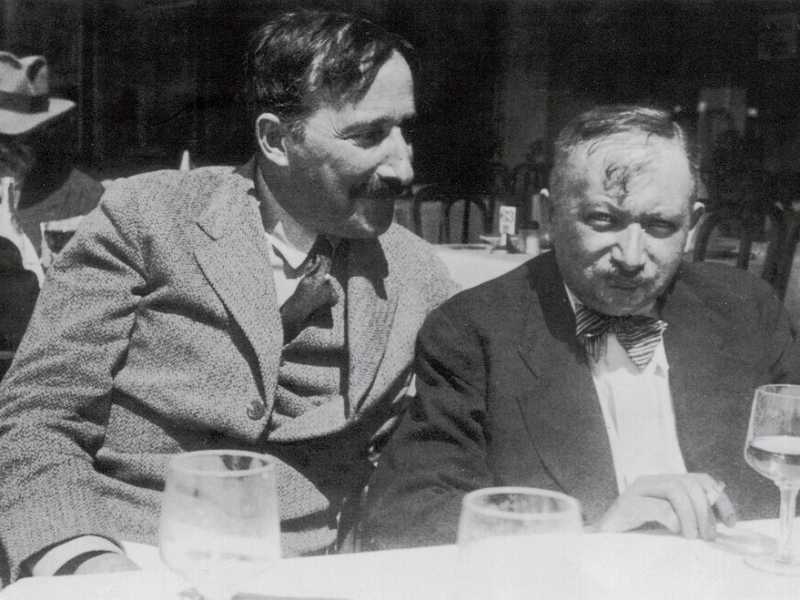 Stefan Zweig e Josef Roth (foto Getty)<br /> 