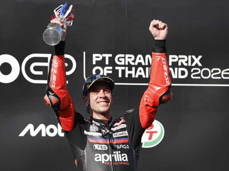 Bezzecchi domina in Thailandia, Aprilia sfida Ducati