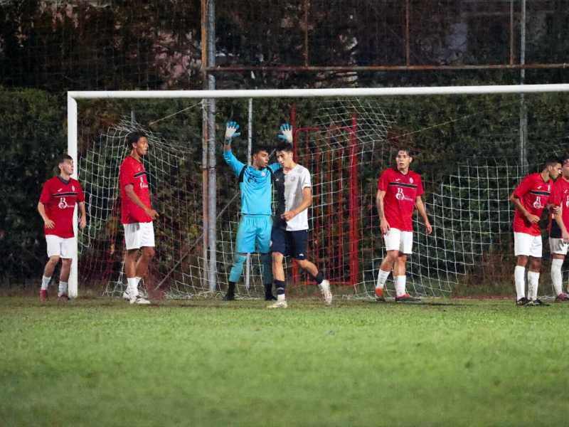 Un’immagine del campo del Garlasco in testa al Girone F del campionato di Promozione lombardo