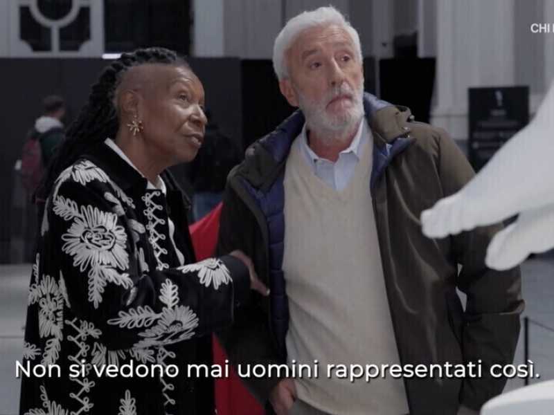 Il saluto tra Eleonor e Raffaele in Un posto al sole