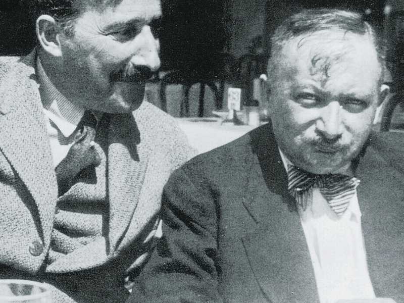 Stefan Zweig e Josef Roth (foto Getty)