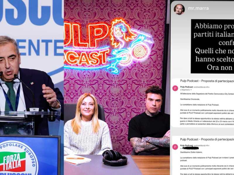 Meloni giovedì ospite al podcast di Fedez. Gasparri: "Fa benissimo". Il rapper voterà Sì? "Non me l'ha detto"