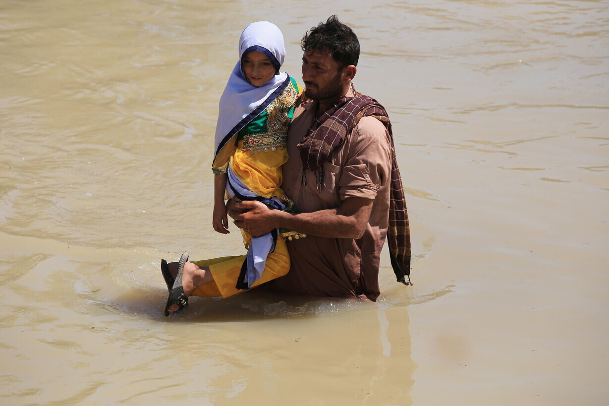 Foto di Arshad Arbab, via Epa, via Ansa