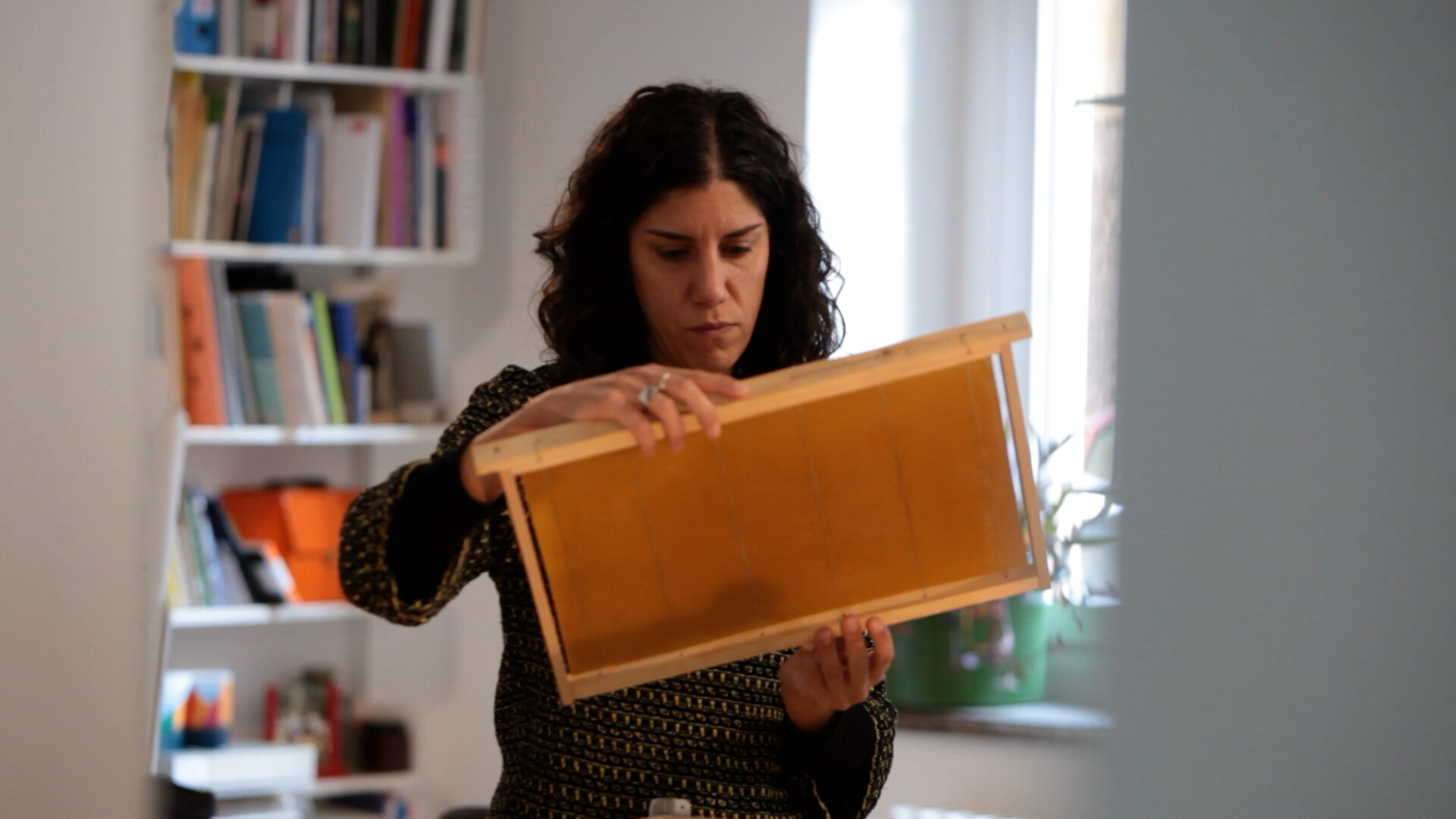 Ritratto nello studio (foto Sergio di Renzo)&nbsp;