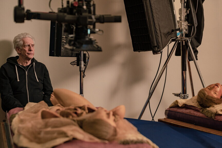 Immagine delle riprese del film di David Cronenberg Museo La Specola di Firenze Foto: Flavio Pescatori
