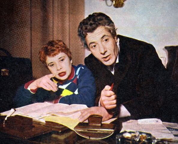 Bice Valori e Gianrico Tedeschi nel 1957 (Radiocorriere, Wikipedia)
