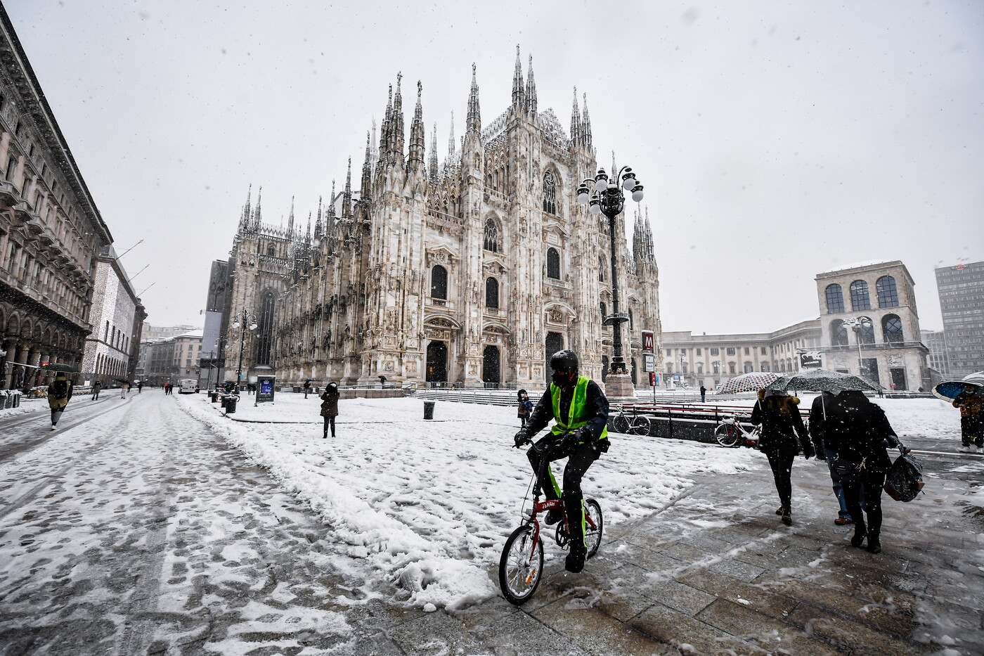 Il Duomo di Milano (foto Lapresse)&nbsp;