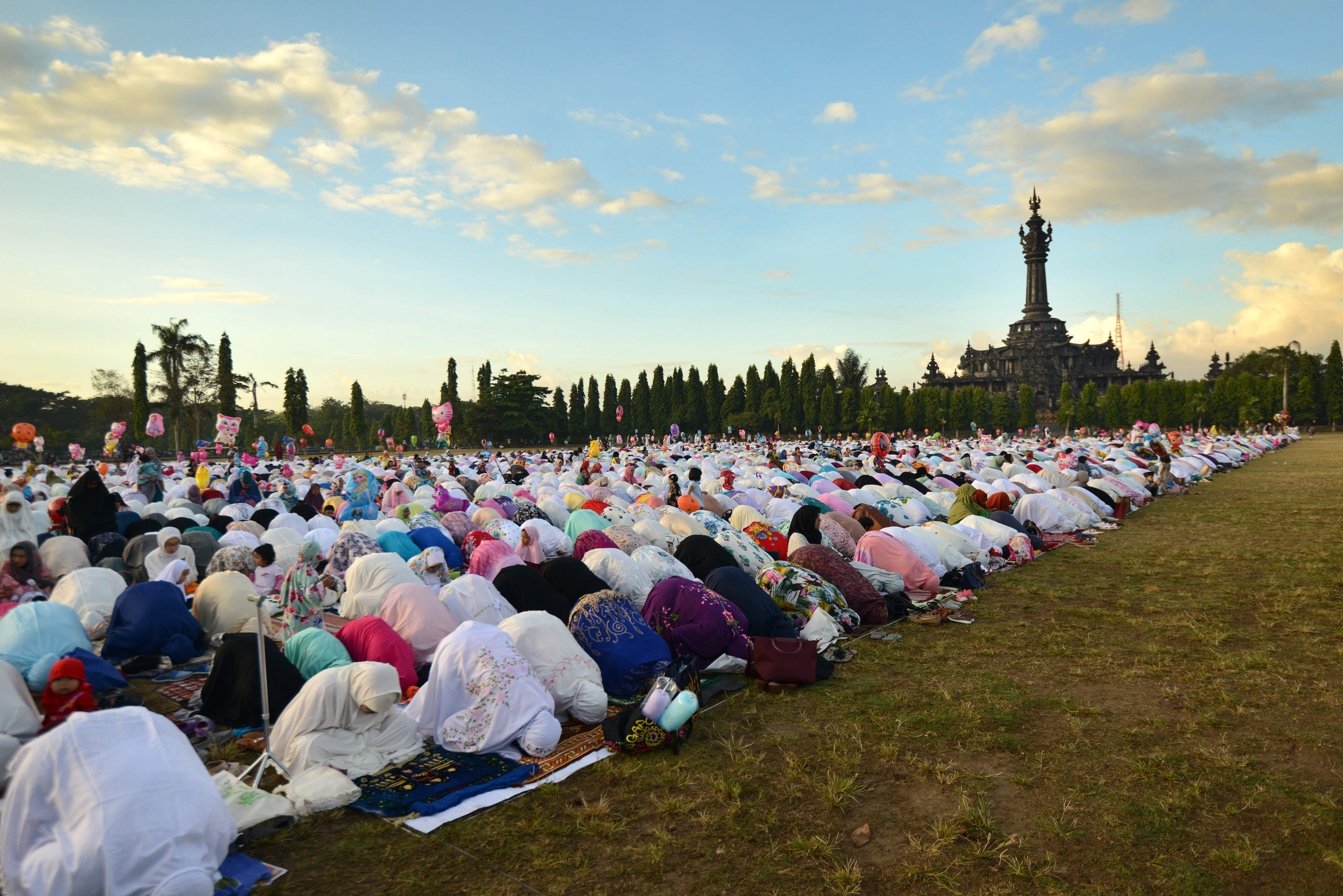 La celebrazione dell'Id al Fitr in Indonesia
