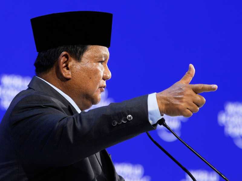 Il presidente indonesiano Prabowo Subianto (LaPresse)&nbsp;<br />