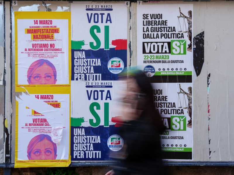 A proposito del referendum sulla giustizia