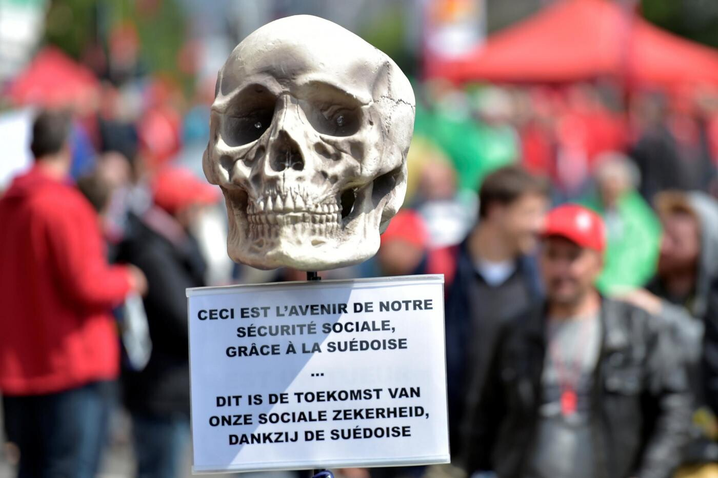 Scontri e proteste contro l'austerity a Bruxelles