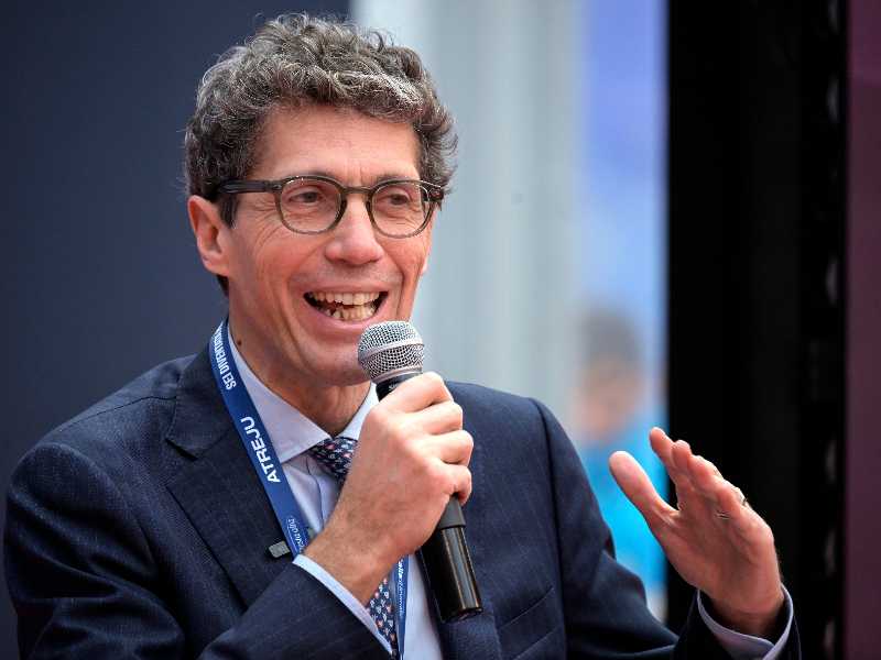 Il segretario di +Europa, Riccardo Magi, durante la Festa di Atreju a Roma, 13 dicembre 2025. ANSA/RICCARDO ANTIMIANI