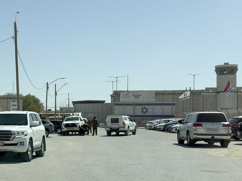 Vista del carcere di Ktzi'ot nel deserto del Negev (Mostafa Alkharouf/Anadolu via Getty Images)