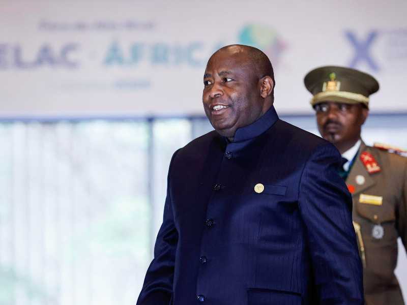 Il presidente del Burundi Evariste Ndayishimiye (foto Epa, via Ansa)