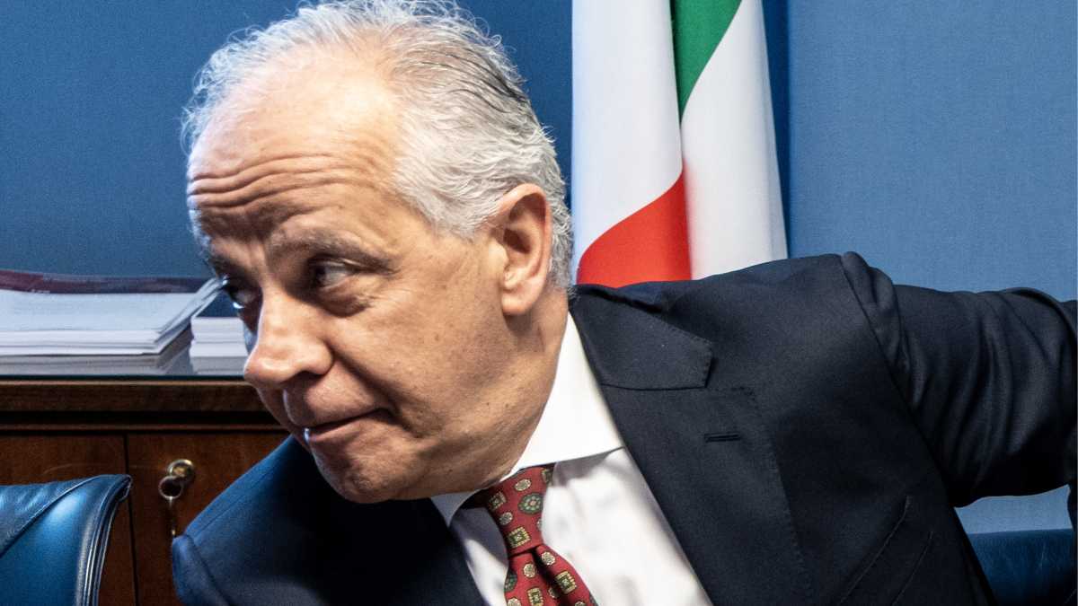 Il Ministro dell’Interno Matteo Piantedosiin audizione davanti al comitato parlamentare per la sicurezza della Repubblica COPASIR presieduto da Lorenzo Guerini PD, Camera dei Deputati a Roma, Martedì 10 Marzo 2026 (Foto Mauro Scrobogna / LaPresse)Interior MInister Matteo Piantedosi in a hearing before the parliamentary Committee for the security of the Republic COPASIR chaired by Lorenzo Guerini PD, Chamber of Deputies in Rome, Tuesday March 10 2026 (Photo by Mauro Scrobogna / LaPresse)