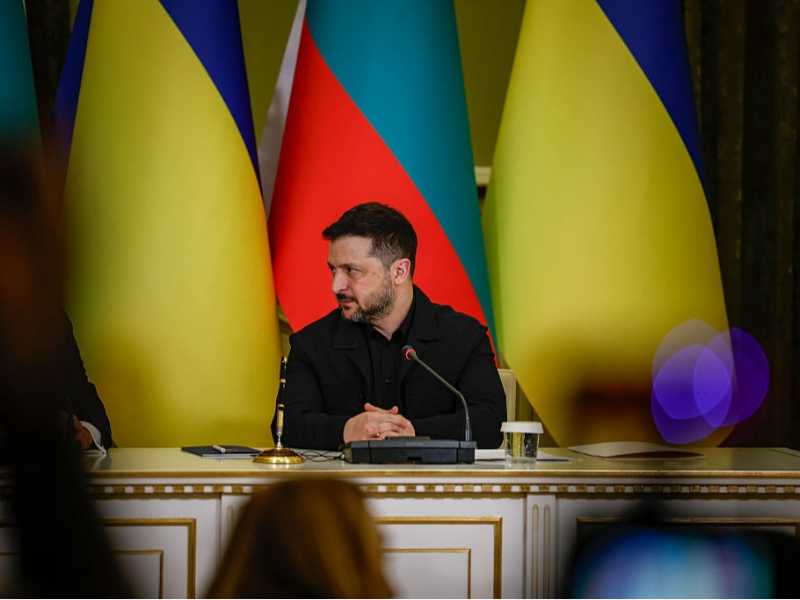 Il presidente ucraino Volodymyr Zelensky (foto Getty Images)