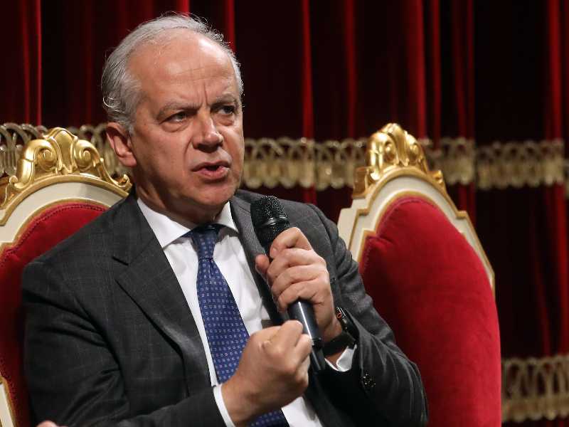 Il ministro dell’Interno Matteo Piantedosi in occasione del convegno 'Il coraggio delle scelte: combattiamo la criminalità” organizzato dal organizzata dal Sap, il Sindacato autonomo di polizia, al teatro Sociale di Como, 30 Marzo 2026ANSA / MATTEO BAZZI